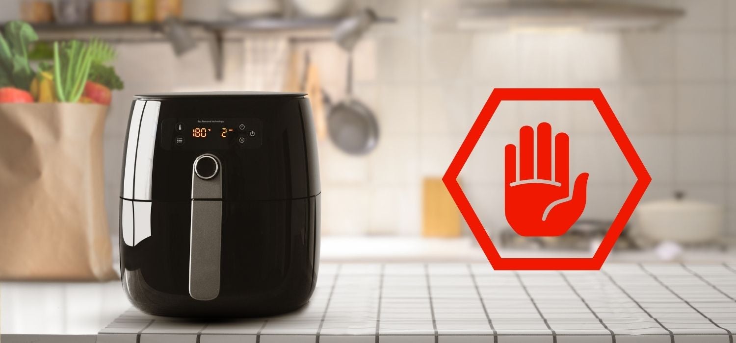 Das darf nicht in den Airfryer